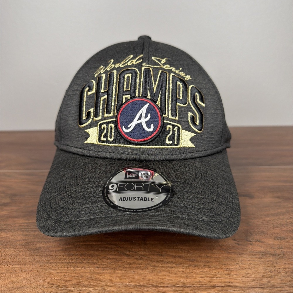 NWOT Atlanta Braves World Series Champions 2021 Baseball 9FORTY New Era Hat